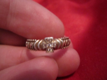 Кольцо, перстень серебро позолота 925 проба.