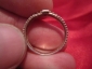 Кольцо, перстень серебро позолота 925 проба. - вид 1