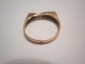 Перстень, кольцо, золото 585 пробы фианит - вид 1