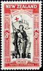 Ниуэ 1946 год . Святой Георг .