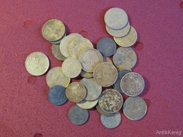 Бронзовые монеты СССР 1 и 2 копейки 40-50 годы 26 штук