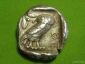Монета тетрадрахма Attika 460-440 v.Chr. Athen - вид 1
