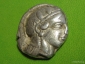 Монета тетрадрахма Attika 460-440 v.Chr. Athen - вид 4