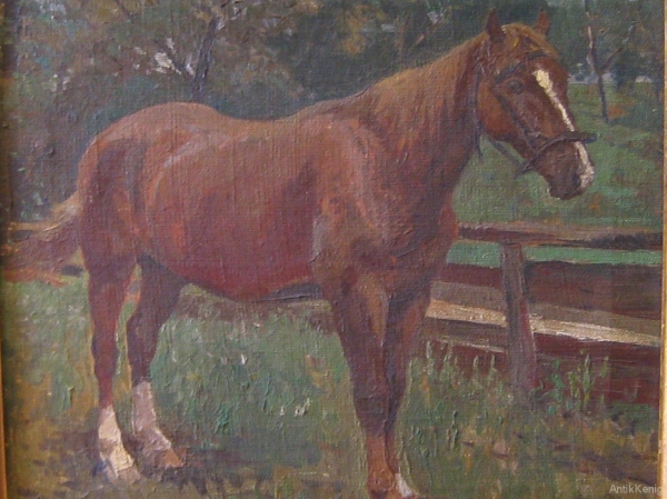 Картина Лошадь Otto Strutzel Германия