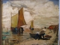 Картина "Морской пейзаж с рыбацкими лодками" L. Eland (Leonardus Joseph) 1884-1952 гг. - вид 4