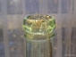 Старое стекло Кёнигсберга Бутылка из прозрачного зеленоватого стекла с надписью GEREVISIA BRAUEREI - вид 3