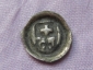 Монета Брактеат-пфенниг Серебро 15 век - вид 1