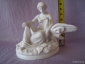 Статуэтка "Девушка с лебедем" КПМ Берлин 19 век - вид 2