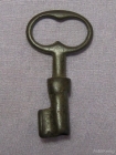 Старинный бронзовый ключ 18-19 век Германия