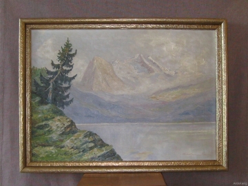 Картина Горный пейзаж Otto Ackermann-Pasegg