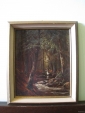 Картина "Лесной ручей" Дерево Масло GK - вид 3