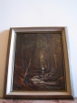 Картина "Лесной ручей" Дерево Масло GK - вид 5