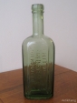 Старое стекло Кёнигсберга Бутылка с надписью ATHENSTAEDT & REDEKER HEMELINGEN - вид 1