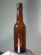 Старое стекло Кёнигсберга Бутылка коричневого стекла с надписью VEREINIGTE BRAUEREIEN GUMBINNEN - вид 1