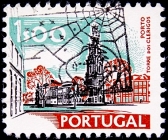 Португалия 1972 год . Башня Клеригуш , Порту .