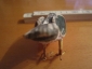 Ёлочная игрушка ватная птичка старая - вид 3