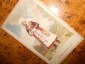 Старин.фото-визитка,цветное.ШВЕДКА в нац.костюме Сконе(Skåne),Южная Швеция ,Стокгольм 1880-е гг - вид 3