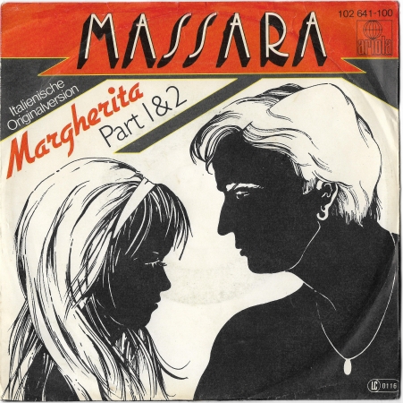 Massara "Margherita (Part I & II)" 1980 Single