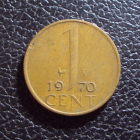 Нидерланды 1 цент 1970 год.