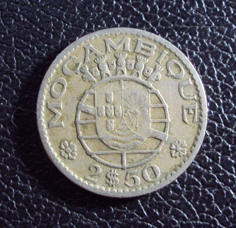 Мозамбик Португальский 2,5 эскудо 1965 год.