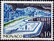  Монако 1962 год . Зимний стадион им. Принца Монако Райнера III . (3)
