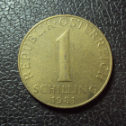 Австрия 1 шиллинг 1981 год.