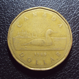 Канада 1 доллар 1989 год.