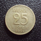 Швеция 25 эре 1954 год.