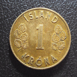 Исландия 1 крона 1970 год.