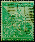 Мыс Доброй Надежды 1864 год . 1 Sh . Аллегория . Каталог 23,0 £.