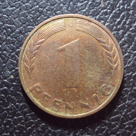 Германия 1 пфенниг 1950 g год.