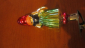 Елочная игрушка Красная Шапочка 1950-е гг. 11,5 см Стекло Редкий Раскрас Сохран !!!! - вид 3