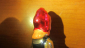 Елочная игрушка Красная Шапочка 1950-е гг. 11,5 см Стекло Редкий Раскрас Сохран !!!! - вид 4