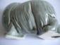 Кот персидский серый статуэтка авторская керамика новая - вид 1
