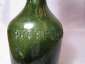 Старое стекло Кёнигсберга Бутылка темно зеленого стекла с надписью RUCKFORTH - вид 3