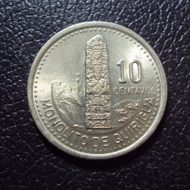 Гватемала 10 сентаво 1995 год.
