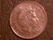 Великобритания, 1 пенни 2007 год (1)