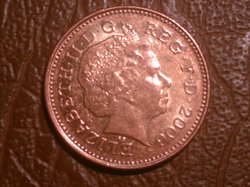Великобритания, 1 пенни 2006 год (2)