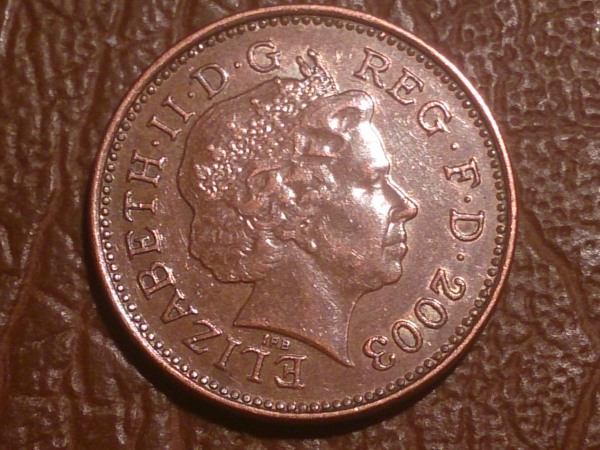 Великобритания, 1 пенни 2003 год (1)