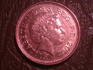 Великобритания, 1 пенни 2002 год (1)