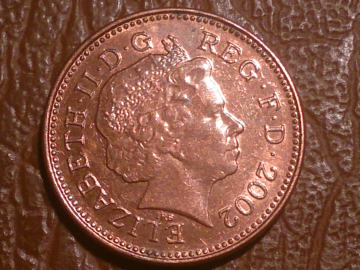 Великобритания, 1 пенни 2002 год (2)
