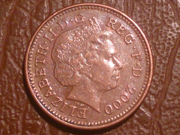 Великобритания, 1 пенни 2000 год (1)