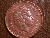 Великобритания, 1 пенни 1998 год