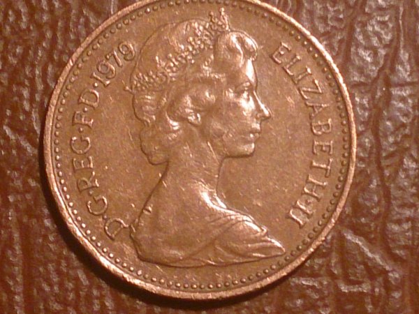 Великобритания, 1 пенни 1979 год (1)