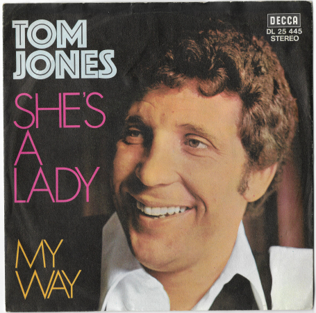Tom Jones "She's A Lady" 1971 Single