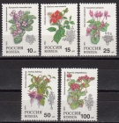 Россия 1993 Флора Комнатные растения 77-81 MNH