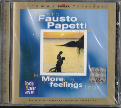 Fausto Papetti "More Feelings" 1988 CD  SEALED