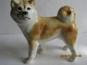 Акита собака ,авторская керамика,Вербилки