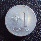 Литва 1 цент 1991 год.