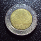 Италия 500 лир 1996 год 70 лет.